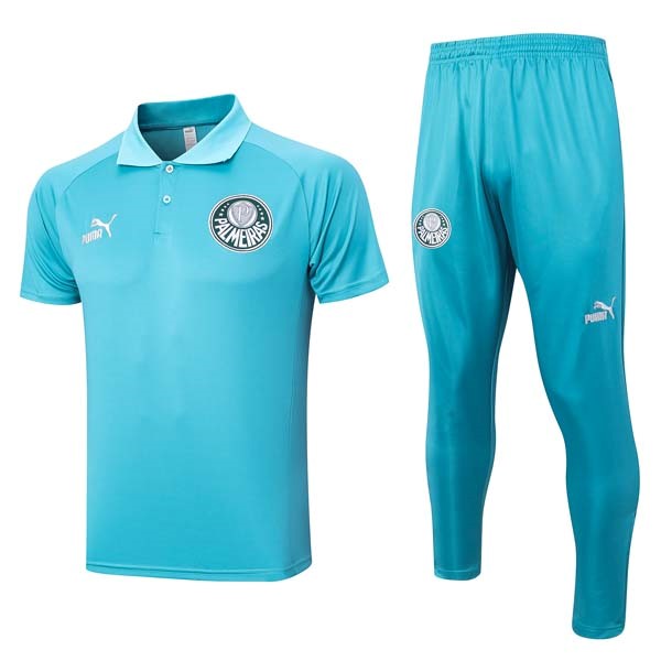 Polo Palmeiras Conjunto Completo 2023-24 Azul